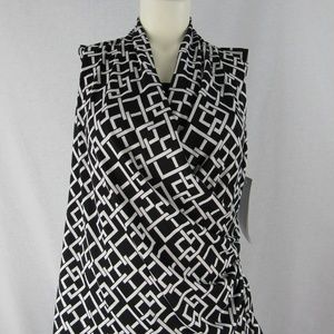 Haley Matthews Interlocking Squares Sleeveless